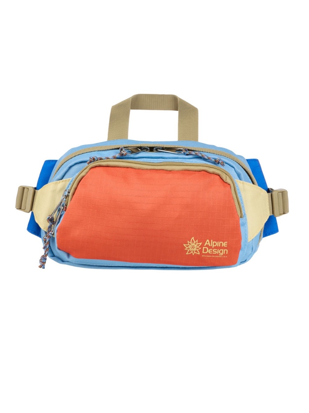 NWT Alpine Design Multiwear Sling Bag Serene Blue Multi Waist Pack 2.7L